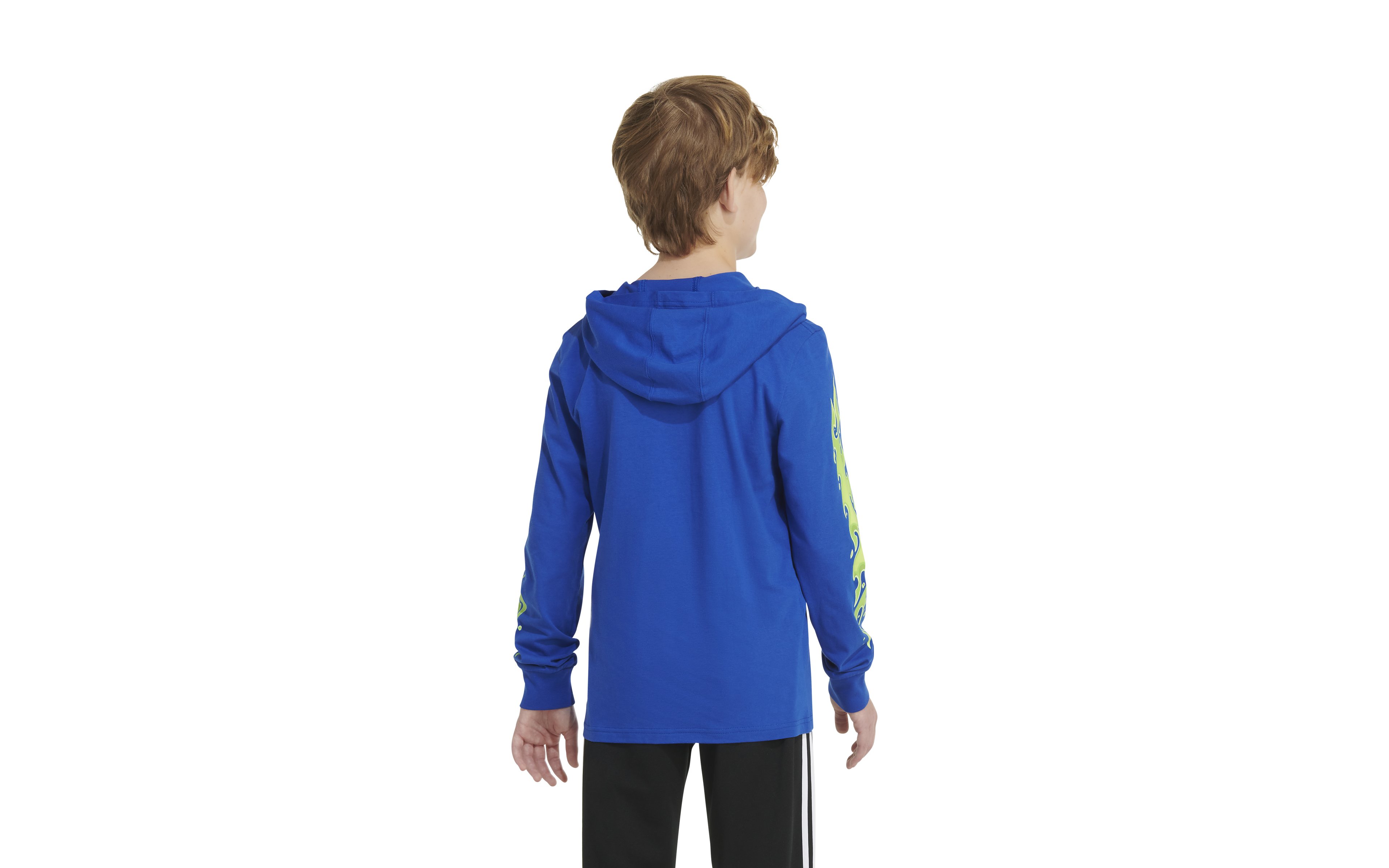 adidas Long Sleeve Hooded "Ecto Flame" T-shirt
